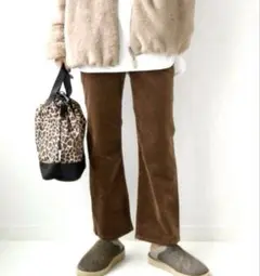 JOURNALSTANDARD relume フレアコーデュロイパンツ　ベージュ