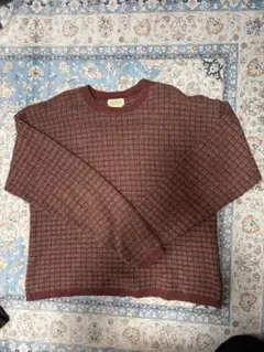 90s usa製　ST.JOHN'SBAY 3Dニット　vintage 古着