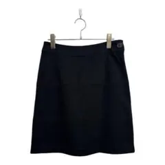 ナチュラルビューティベーシック　スカート　L　ブラック　ファスナー　オフィス