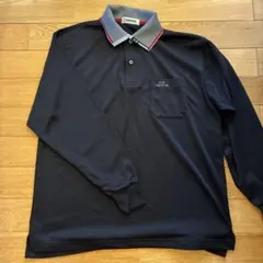 U.P renoma ゴルフウェア 長袖ポロシャツ メンズ ブラック L