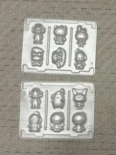 サンリオ　なかよしシールグミ型　2種2点セット