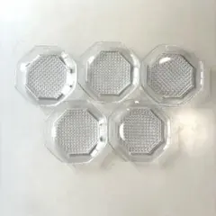 HOYA ガラス製 八角形 皿 5枚セットのサムネイル