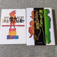 美品‼️　教育書籍セット 小川星美著 2冊　親に見えない子どもの世界