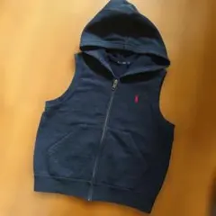 Ralph Lauren フード付きベスト 120cm ネイビー