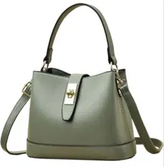 ハンドバッグ レディース 2way ショルダーバッグ グリーン