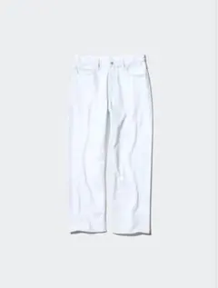 【値下げ交渉可能】ユニクロ白スリムフィットジーンズL美品定価4990円