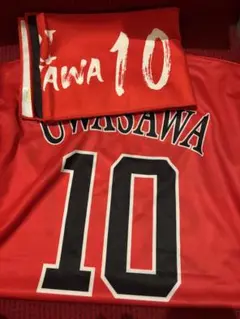 ソフトバンクホークス 上沢 10 Tシャツとタオルセット