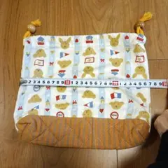 クマ柄体操服袋