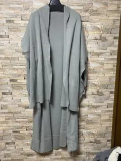 ヤマダヤ福袋2026 NETENE.グレー ロングカーディガン ストール付き