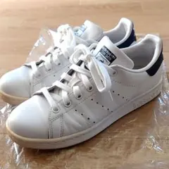 adidas スタンスミス 23cm ホワイト×ネイビー 23cm アディダス