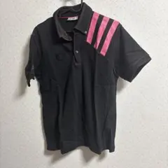 adidas ポロシャツ ブラック ピンク Mサイズのサムネイル