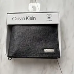 Calvin Klein 折りたたみ財布　カルバンクラインCK ブラック