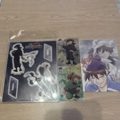 忍たま乱太郎ドクタケ忍者隊最強の軍師土井半助&天鬼アクリルスタンド特典、カード