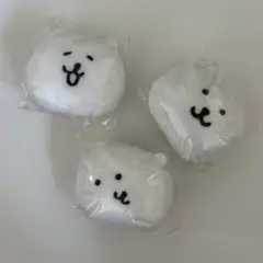 ナガノ　ちいかわ　おかおマスコット　3個セット