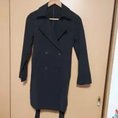 COMME CA ISM、コート　ブラック