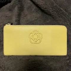 クレサス　CLATHAS 長財布 イエロー カメリア型押しのサムネイル