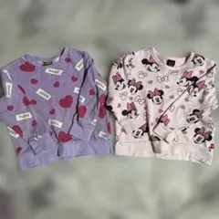 baby doll 110cm ２枚セット　トレーナー