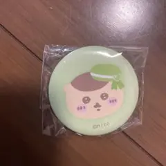 まじかるちいかわ　くりまんじゅう おかおマット缶バッジ