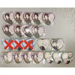 刀剣乱舞 加州清光 ハート缶バッジ まとめ売り とうらぶ