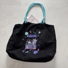 新品　クロミ　トートバッグ　ブラック　刺繍　サンリオ