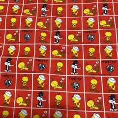 トゥイーティー　TWEETY オックス生地　91×100