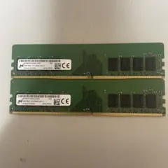 8GB DDR4 2666Vメモリ 2枚セットデスクトップ用動作確認済みです。