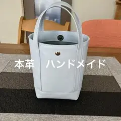【フックかばん】　”可愛い”ミントブルー ミニミニトートバッグ