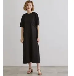 GROVEグローブ★ ポンチジャージマキシワンピ