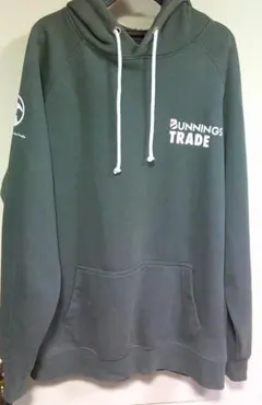 《B/海外L軍緑色》BUNNINGS TRADEオーストラリアAUフードパーカー