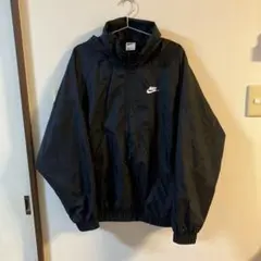 Nike ブラック ナイロンジャケット XL ハーフジップ