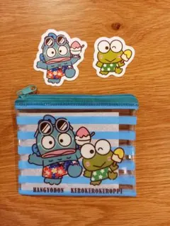 サンリオ スシローコラボ はぴだんぶい クリアポーチ★ピック付