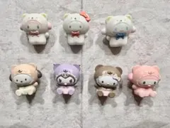 サンリオキャラクターズ バスボール　ふわふわスノー　ラテくまベビー　7点セット