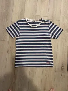 古着　半袖　tシャツ　ボーダー　AIGLEのサムネイル