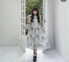 ROJITA ボウタイリボンシアー ワンピース ホワイト - メルカリ