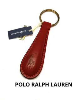 希少 POLO RALPH LAUREN ポロラルフローレン キーホルダー 牛革