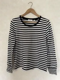 niko and ... 白黒ストライプ 長袖Tシャツ サイズ3