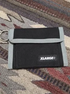 X-LARGE エクストララージ ナイロンウォレット　財布　黒×グレーのサムネイル
