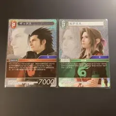 FFTCG ザックス エアリス プレミアムfoil FFVII REBIRTH - メルカリ
