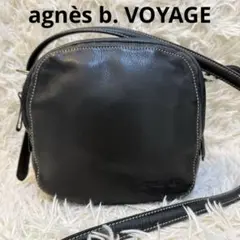 【美品】agnès b. VOYAGE アニエスベー レザー ショルダーバッグ