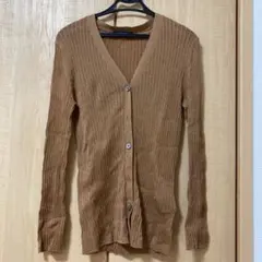 キャメル カーディガン