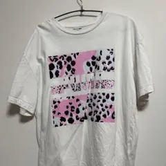 PUMA Tシャツ ホワイト レオパード柄 M