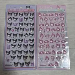 Kuromi & My Melody ボンボンドロップミニシール