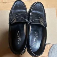 HARUTA ブラック ローファー