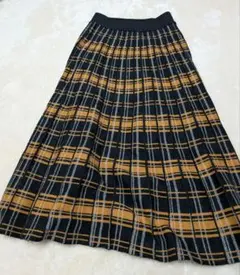Ciaopanic チェック柄 ニットプリーツスカート