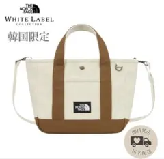 韓国限定✨ノースフェイス　キャメル　ショルダートートバッグ