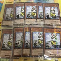 遊戯王×eFootballコラボ　レスキューラビット未開封10枚