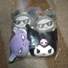 サンリオキャラクターズ　クロミ　仲間たちフェイスマスコット