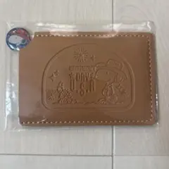 スヌーピー ケース付きカードミラー