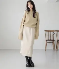 LOWRYS FARMマルチＷＡＹニットキャミワンピース