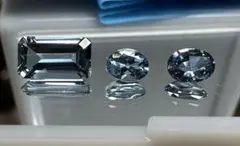 サンタマリアアクアマリン　3石セット